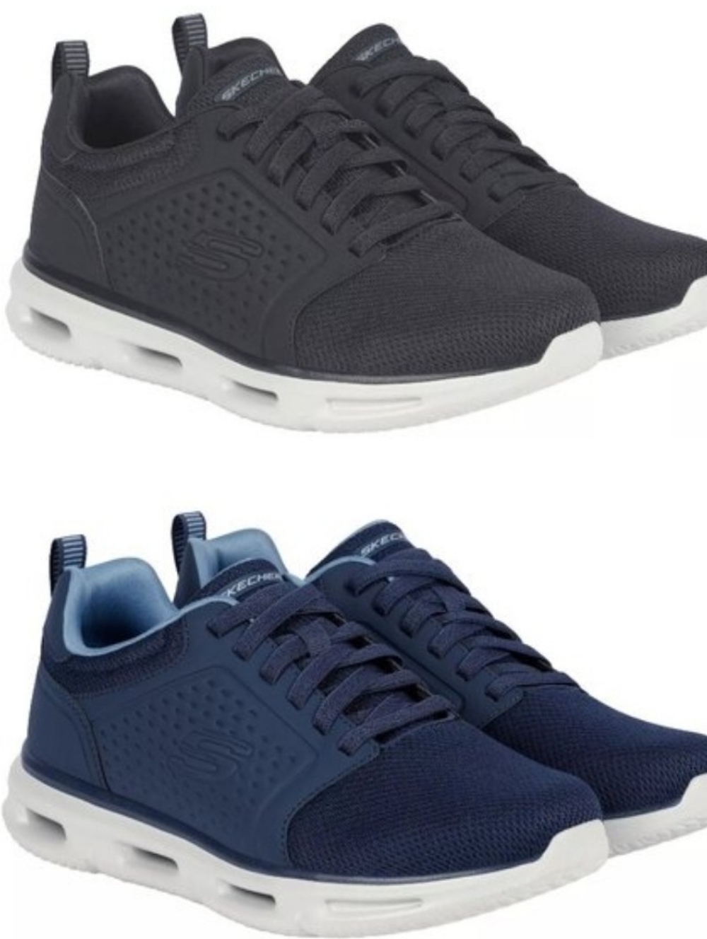 Skechers Men Glide-Lite Mem- Black & Navy